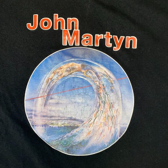 Men's John Martyn Black T-Shirt - Gildan - Picture 1 of 6